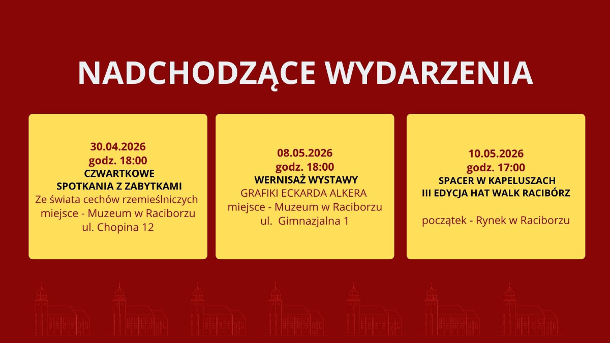 nadchodzące wydarzenia